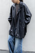 【Licht Bestreben】"FAKE-FAKE LEATHER Ⅱ BALMACAAN COAT"